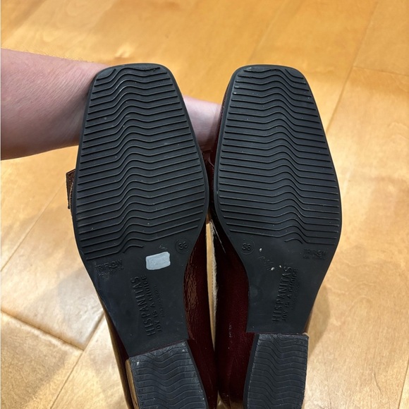 Hispanitas patent leather shoes burgundy small heel Spain 38 or 7 - Picture 7 of 7